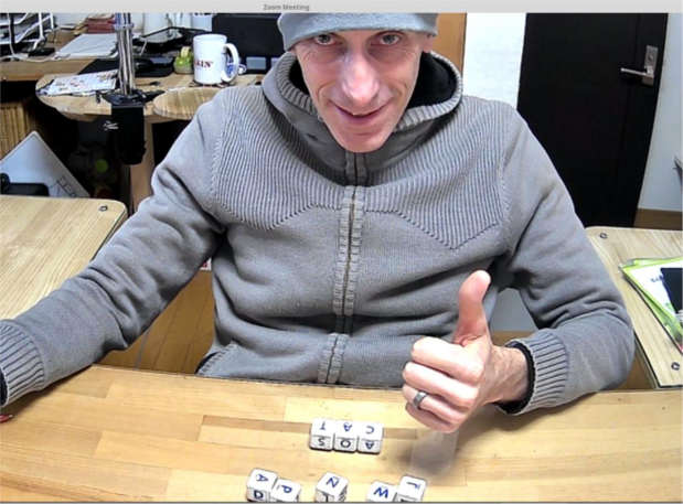 On-line lesson photo